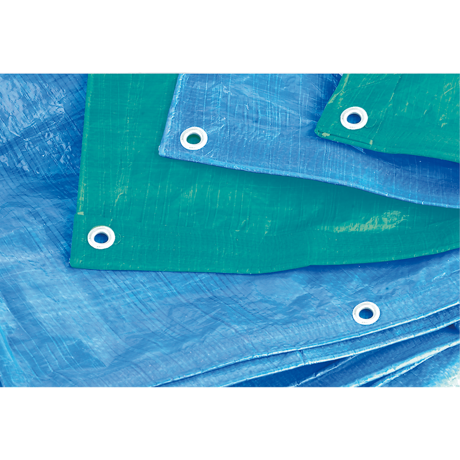 Sealey TARP2040 6.10 x 12.19m Tarpaulin - Blue