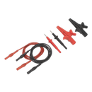 Sealey TATL 6pc Automotive Test Lead & Crocodile Clip Set