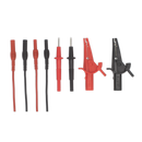 Sealey TATL 6pc Automotive Test Lead & Crocodile Clip Set