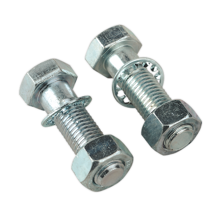 Sealey TB27 Tow-Ball Bolts & Nuts M16 x 55mm - Pack of 2