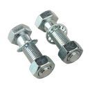 Sealey TB27 Tow-Ball Bolts & Nuts M16 x 55mm - Pack of 2