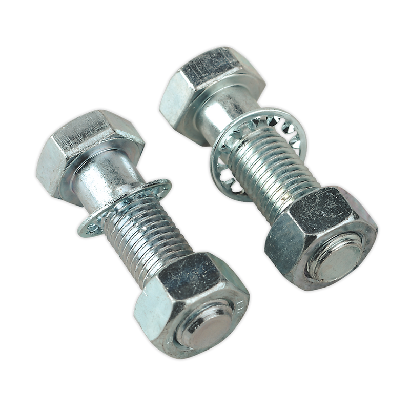 Sealey TB27 Tow-Ball Bolts & Nuts M16 x 55mm - Pack of 2