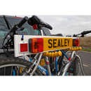 Sealey TB3/2 3ft Bicycle Carrier Lighting Board with 2m Cable