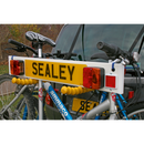 Sealey TB3/2 3ft Bicycle Carrier Lighting Board with 2m Cable