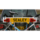 Sealey TB3/2 3ft Bicycle Carrier Lighting Board with 2m Cable