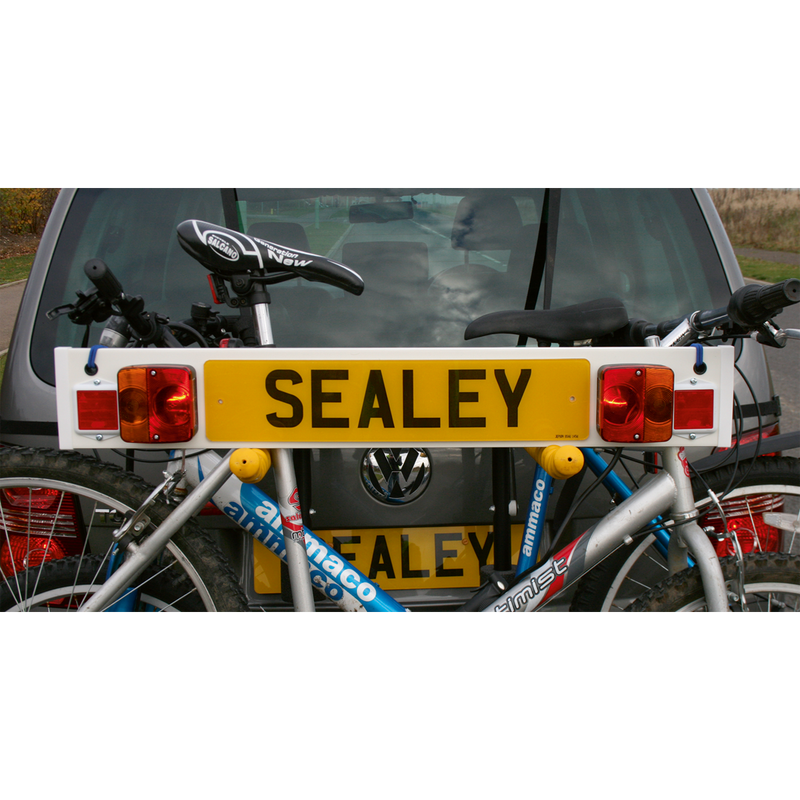 Sealey TB3/2 3ft Bicycle Carrier Lighting Board with 2m Cable