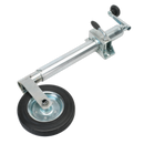 Sealey TB37 Jockey Wheel & Diameter 50mm Clamp - Diameter 200mm Solid Wheel