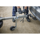 Sealey TB371 Jockey Wheel & Diameter 35mm Clamp - Diameter 150mm Solid Wheel