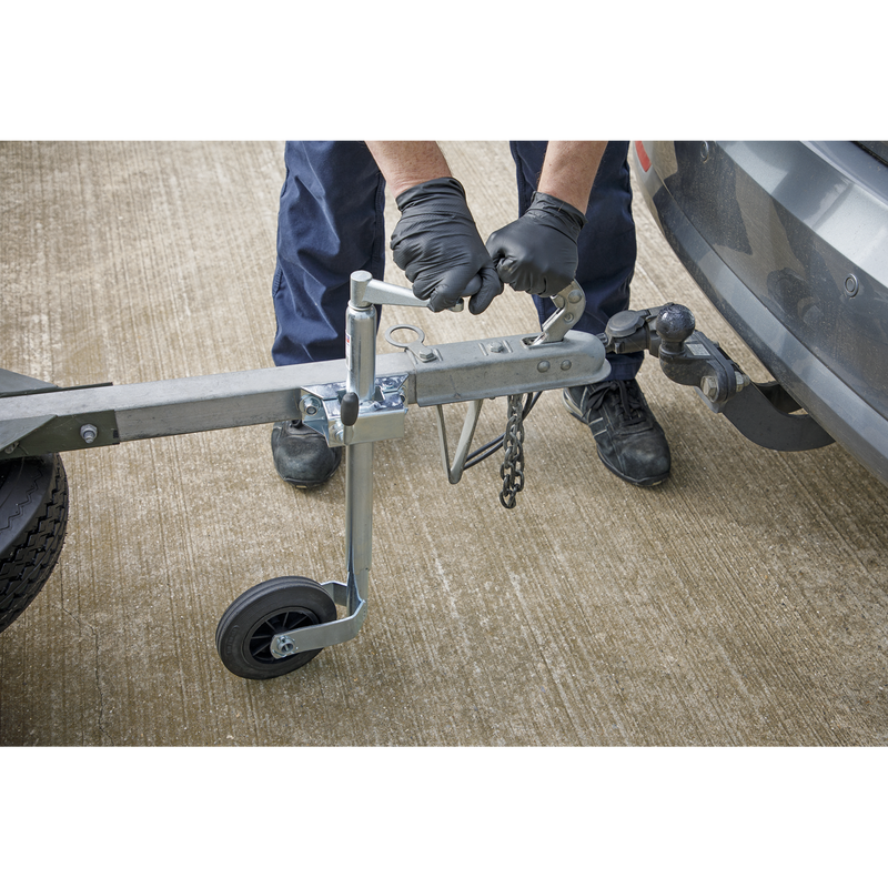 Sealey TB371 Jockey Wheel & Diameter 35mm Clamp - Diameter 150mm Solid Wheel