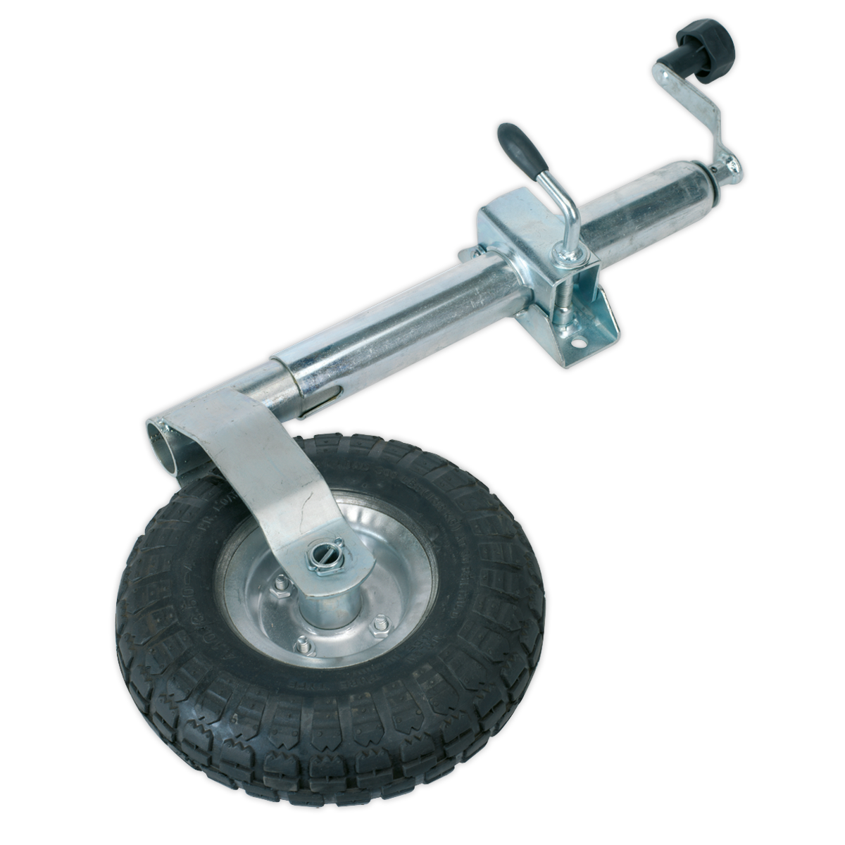 Sealey TB372 Jockey Wheel & Diameter 48mm Clamp - Diameter 260mm Pneumatic Wheel