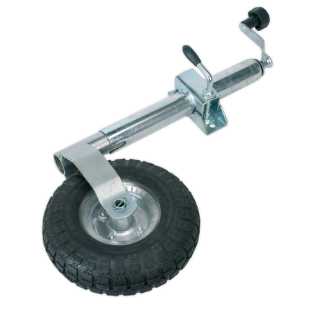 Sealey TB372 Jockey Wheel & Diameter 48mm Clamp - Diameter 260mm Pneumatic Wheel