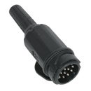 Sealey TB53 12V 13-Pin Euro Towing Plug - Plastic