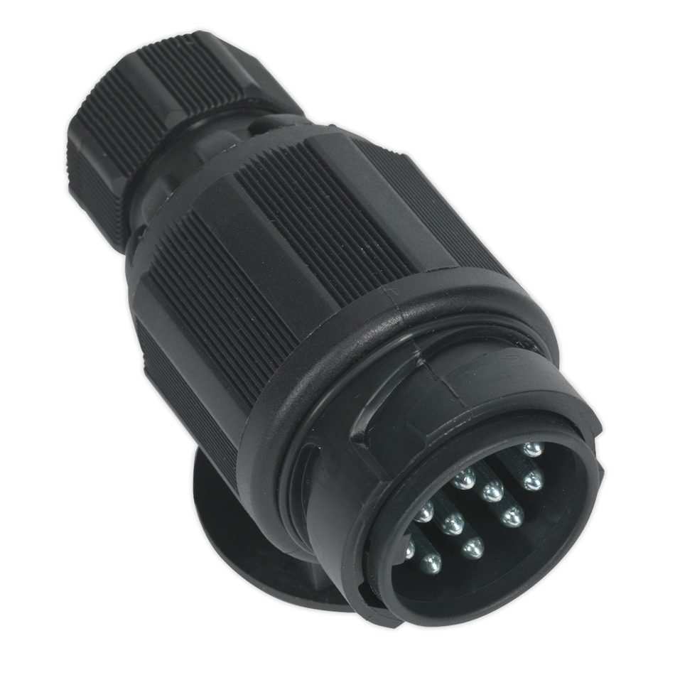 Sealey TB54 12V 13-Pin Plastic Euro Towing Plug Twin Inlet