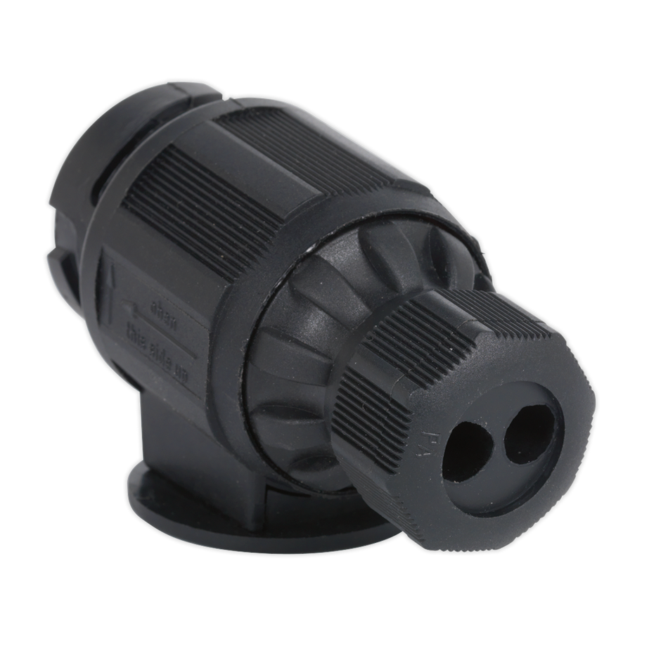 Sealey TB54 12V 13-Pin Plastic Euro Towing Plug Twin Inlet