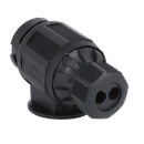 Sealey TB54 12V 13-Pin Plastic Euro Towing Plug Twin Inlet