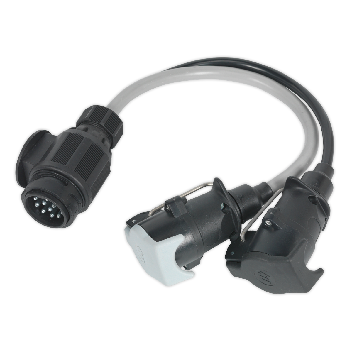 Sealey TB55 Conversion Lead - 13-Pin Euro To 7-Pin N & S-Type Plugs