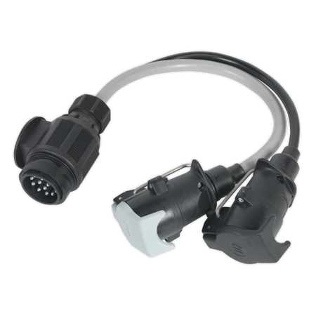 Sealey TB55 Conversion Lead - 13-Pin Euro To 7-Pin N & S-Type Plugs
