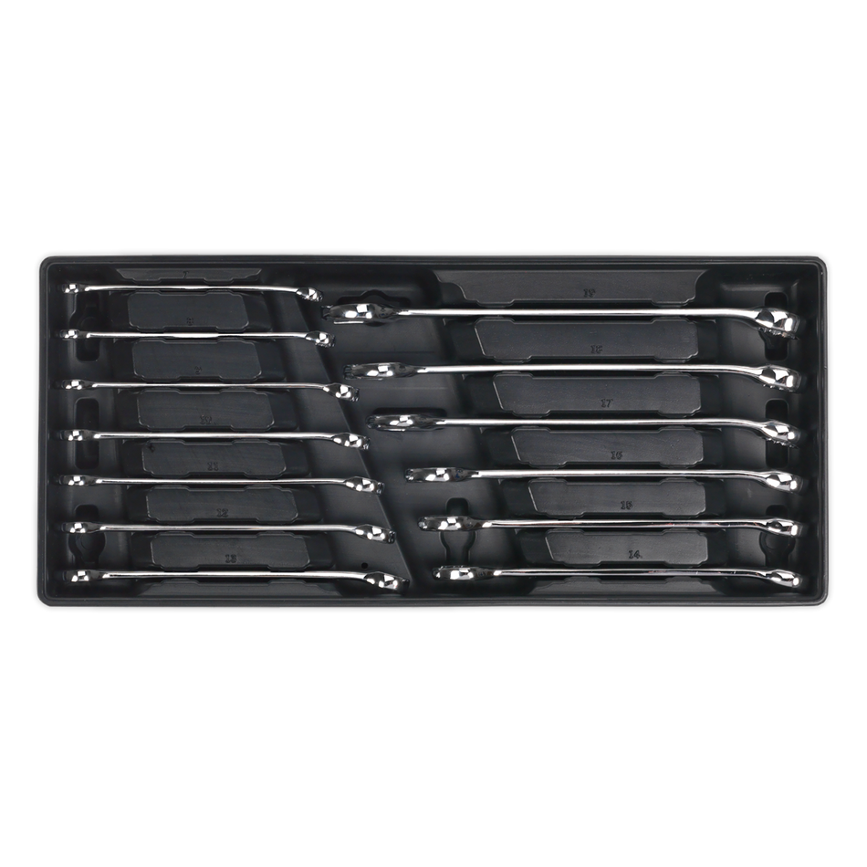 Sealey TBT01 13pc Combination Spanner Set with Tool Tray
