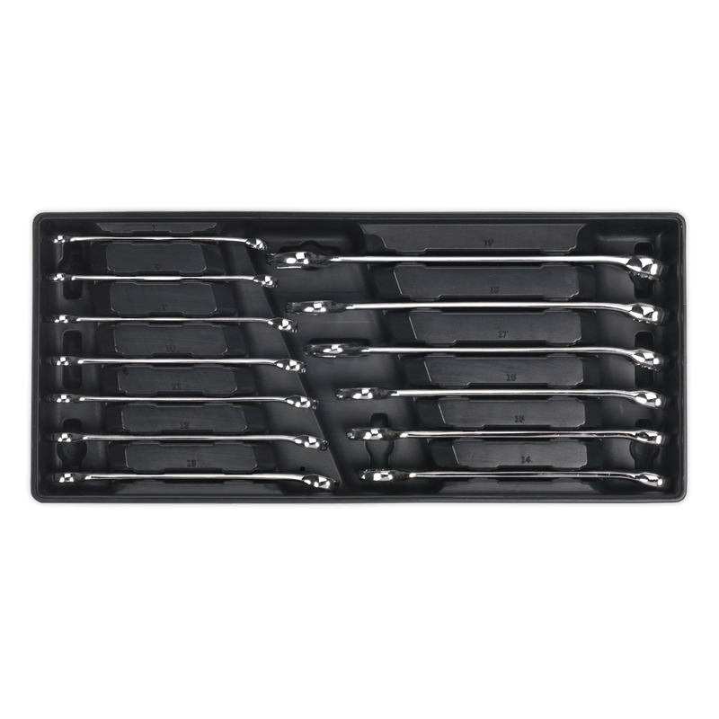 Sealey TBT01 13pc Combination Spanner Set with Tool Tray