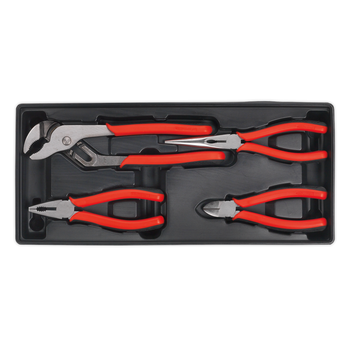 Sealey TBT02 4pc Pliers Set with Tool Tray
