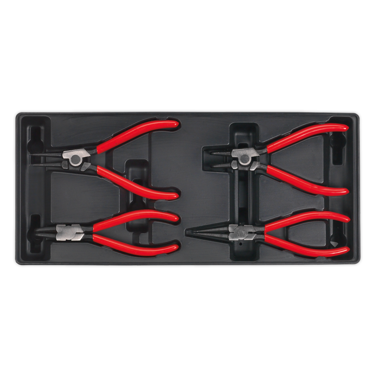 Sealey TBT03 4pc Circlip Pliers Set with Tool Tray