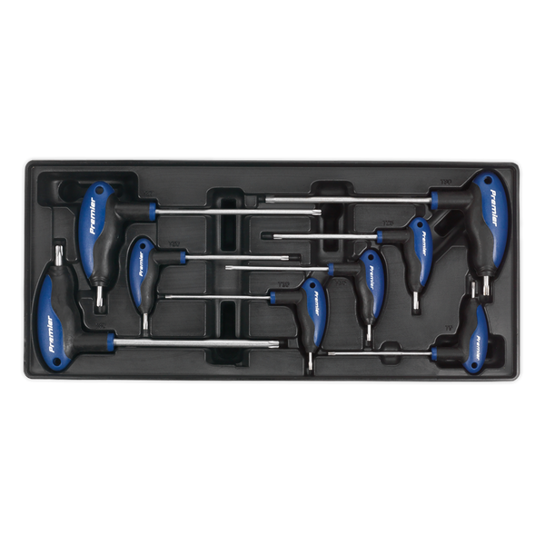 Sealey TBT05 8pc T-Handle TRX-Star* Key Set with Tool Tray