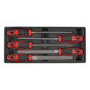 Sealey TBT09 5pc Engineer's File Set with Tool Tray