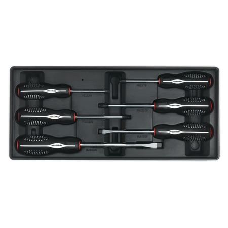 Sealey TBT14 6pc Screwdriver Set with Tool Tray