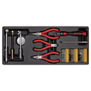 Sealey TBT17 38pc Precision & Pick-Up Tool Set with Tool Tray