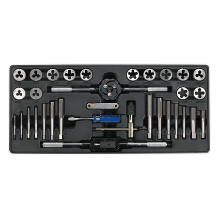Sealey TBT26 33pc Tap & Die Set with Tool Tray