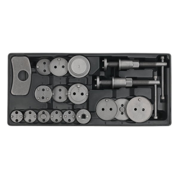 Sealey TBT27 18pc Brake Wind-Back Kit with Tool Tray