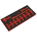 Sealey TBTE01 Insulated Socket Set with Tool Tray 11pc 3/8"Sq Drive - VDE Approved