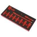 Sealey TBTE01 Insulated Socket Set with Tool Tray 11pc 3/8"Sq Drive - VDE Approved