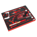 Sealey TBTP06EU 13pc Hacksaw, Hammers & Punch Kit with Tool Tray