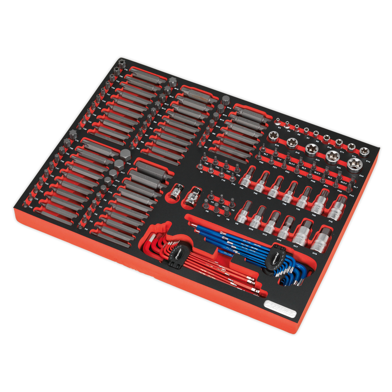 Sealey TBTP07 177pc Specialised Bit & Socket Set with Tool Tray