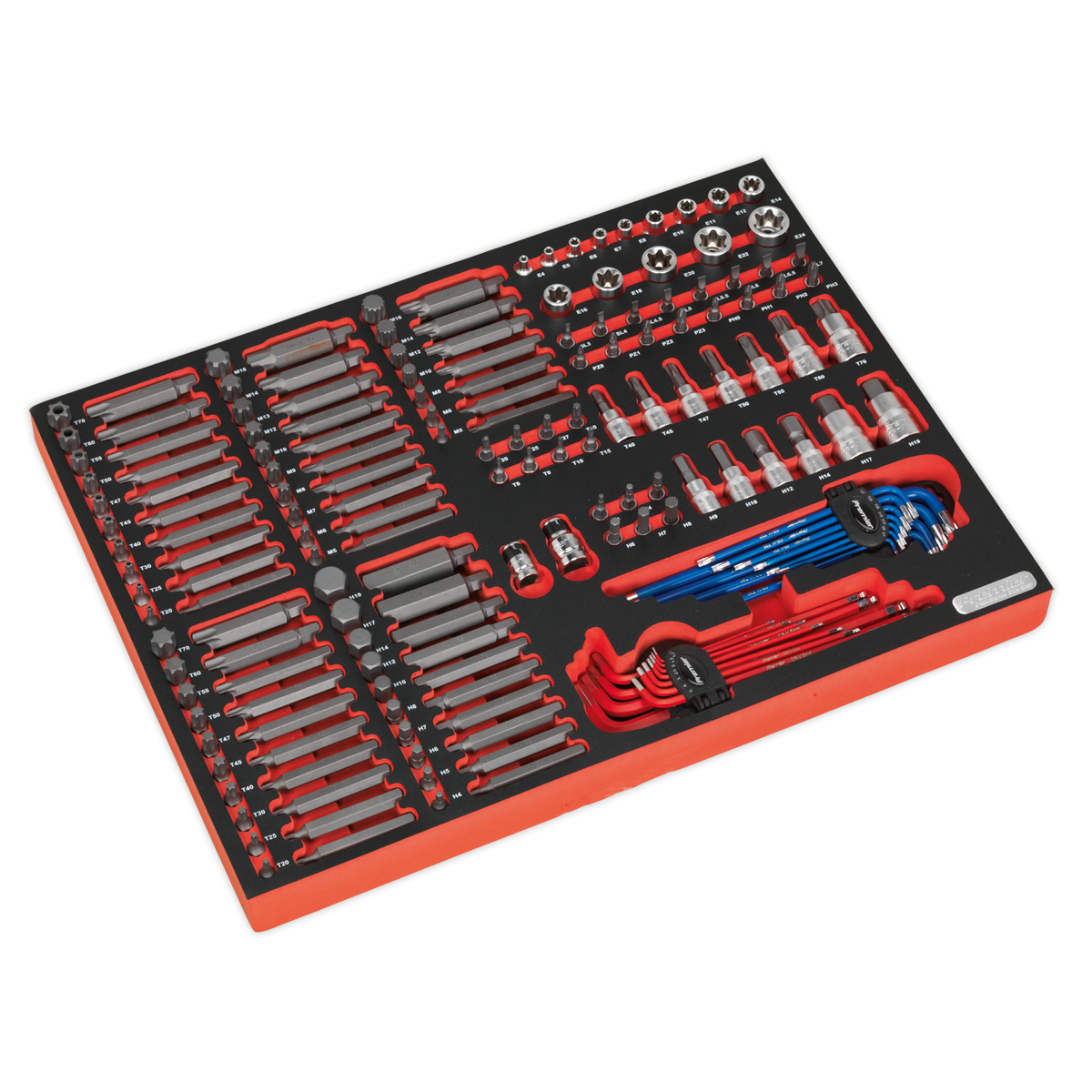 Sealey TBTP07 177pc Specialised Bit & Socket Set with Tool Tray