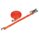 Sealey TD1506J 25mm x 6m Polyester Webbing Ratchet Tie Down 1500kg Breaking Strength