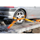Sealey TDRWA 50mm x 3m Alloy Wheel Car Transporter Ratchet Tie Down 5000kg Breaking Strength