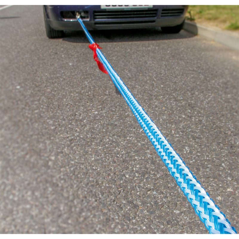 Sealey TH2502 Tow Rope 2000kg Rolling Load Capacity