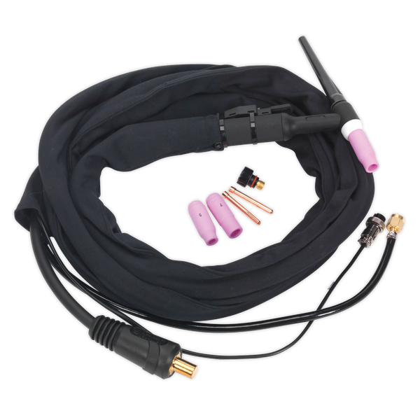 Sealey TIG12S 25mm Inverter TIG Welding Torch with Push-Button