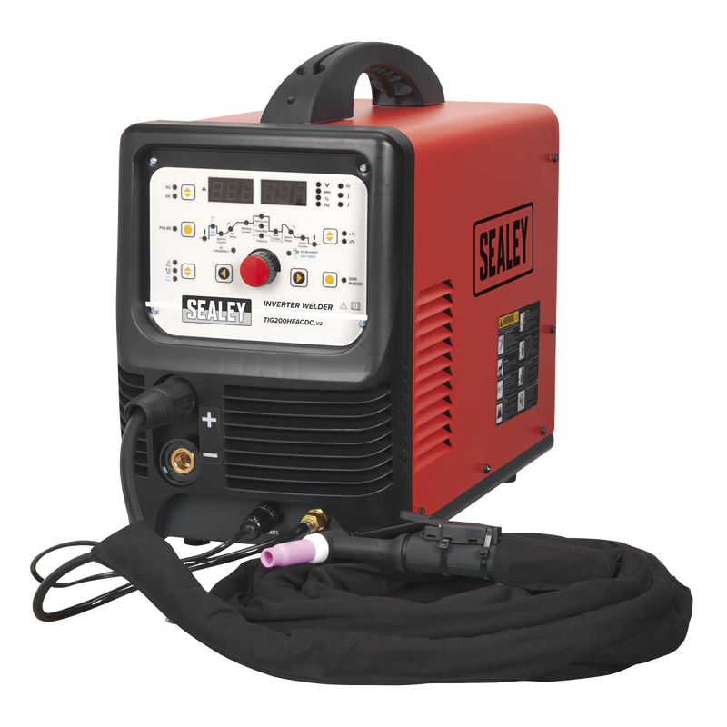 Sealey TIG200HFACDC 200A TIG/MMA HF AC/DC Inverter Welder 230V