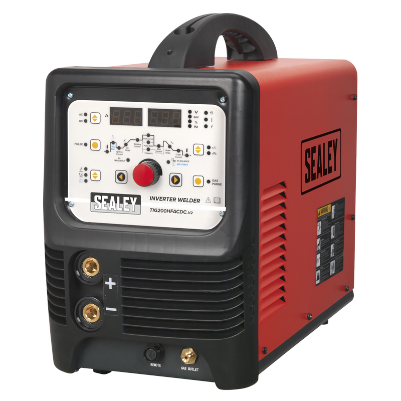Sealey TIG200HFACDC 200A TIG/MMA HF AC/DC Inverter Welder 230V