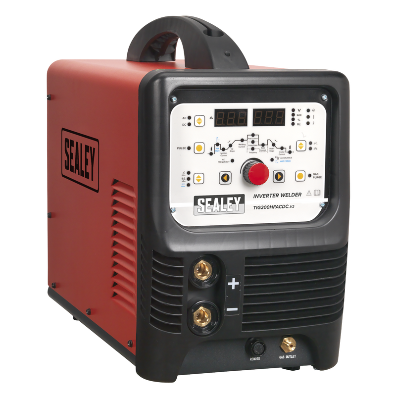 Sealey TIG200HFACDC 200A TIG/MMA HF AC/DC Inverter Welder 230V