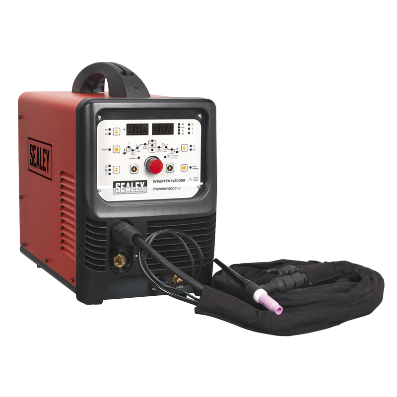 Sealey TIG200HFACDC 200A TIG/MMA HF AC/DC Inverter Welder 230V