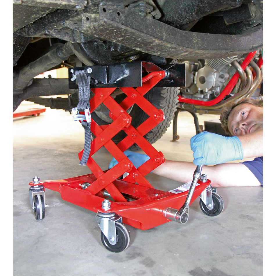 Sealey TJ150E 150kg Floor Transmission Jack