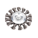 Sealey TKFBS75 Diameter 75mm Twist Knot Flat Wire Wheel Diameter 6mm Shaft