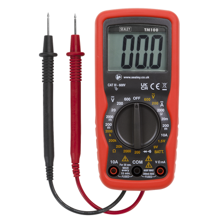 Sealey TM100 6-Function Professional Digital Multimeter