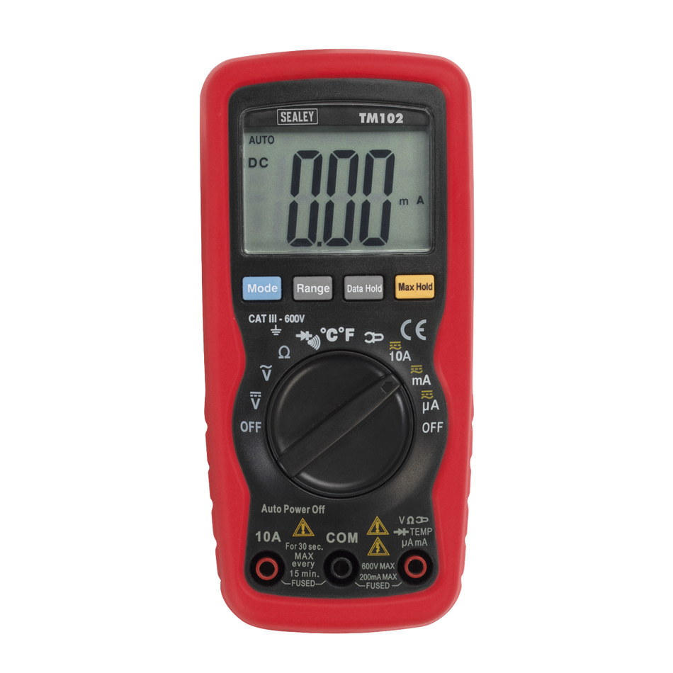 Sealey TM102 8-Function Professional Auto-Ranging Digital Multimeter