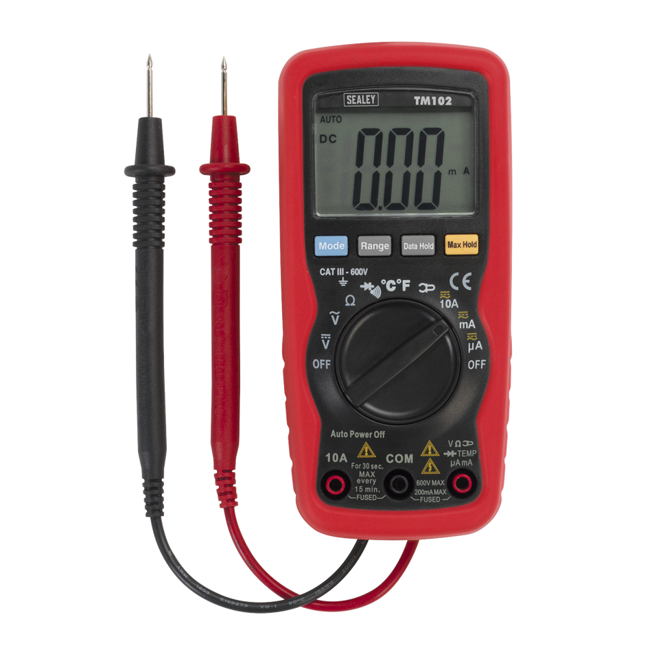 Sealey TM102 8-Function Professional Auto-Ranging Digital Multimeter