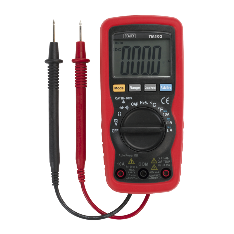 Sealey TM103 11-Function Professional Auto-Ranging Digital Multimeter